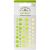 Doodlebug Sprinkles Adhesive Glitter Enamel Dots 54 Per Pkg Limeade