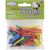 Mini Wood Clothespins Colored 1 inch 45 Per Pkg