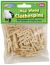 Mini Wood Clothespins Natural 1.1875 Inch 40 Per Pkg