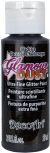 DecoArt Glamour Dust Glitter Paint 2oz Black Ice