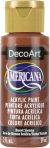 Americana Acrylic Paint 2Oz Burnt Sienna Opaque