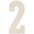 Baltic Birch University Font Letters And Numbers 5.25 Inch 2