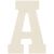 Baltic Birch Collegiate Font Letters and Numbers 13 inch A