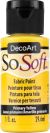 SoSoft Fabric Acrylic Paint 1oz Primary Yellow