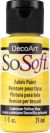 SoSoft Fabric Acrylic Paint 1oz Cadmium Yellow