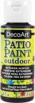 DecoArt Patio Paint 2oz Wrought Iron Black