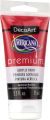 Americana Premium Acrylic Paint Tube 2.5oz Cadmium Red Hue