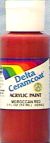 Ceramcoat Acrylic Paint 2oz Moroccan Red Opaque