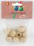 Round Wood Beads 20mm 8 Per Pkg Natural