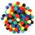 Pom Poms 1 Inch 80 Per Pkg Primary