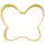 Metal Cookie Cutter 3 Inch Butterfly 1 pack of 1 piece