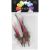Feather Picks 3.5 Inch 3 Per Pkg Red White And Black