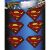 C And D Visionary DC Comics Patch Superman Insignia 6 Per Pkg 2 Inch