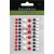 Eyelet Outlet Adhesive Back Enamel Dots 52 Per Pkg Red White Blue