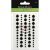 Eyelet Outlet Adhesive Back Enamel Dot 60 Per Pkg Black