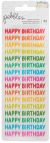 Happy Hooray Clear Repeat Stickers 2 Per Pkg Happy Birthday