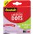 Scotch Permanent Adhesive Dots Medium Craft .3 inch 300 Per Pkg