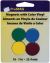 ProMag Round Magnets W Per Colored Vinyl 1 Inch 16 Per Pkg Assorted Colors