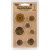 Finnabair Mechanicals Metal Embellishments Rustic Washers 7 Per Pkg