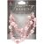 Jewelry Basics Pearl and Crystal Bead Mix 8mm and 10mm 51 Per Pkg Pink and Bronze Round