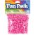 Fun Pack Acrylic Pony Beads 250 Per Pkg Pink