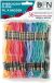 Janlynn Cotton Embroidery Floss Pack 8.7yd 36 Per Pkg Variegated Colors