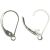 Plated Silver Elegance Metal Findings Lever Earrings 6 Per Pkg