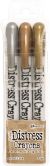 Tim Holtz Distress Crayon Set Metallics 1 Pack of 3 Pieces