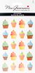 Mrs. Grossman S Watercolor Stickers Cupcakes