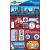 Reminisce Jet Setters State Dimensional Stickers 4.5 Inch X7.5 Inch Massachusetts