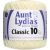 Aunt Lydia s Classic Crochet Thread Size 10 Cream