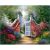 Acrylic Paint Your Own Masterpiece Kit 11 Inch X14 Inch Garden Gate