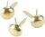 Creative Impressions Mini Metal Paper Fasteners 3mm 100 Per Pkg Round Gold