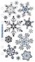 Sticko Vellum Stickers Snowflakes