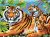 Junior Large Paint By Number Kit 15.25 Inch X11.25 Inch Tiger And Cubs