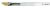 Soft Grip Golden Taklon Dagger Brush 3/8 inch Width