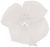 Offray Ribbon Bows 10 Per Pkg White Sheer