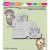 Stampendous House Mouse Cling Stamp Baby Blocks