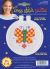 Janlynn Per Kid Stitch Mini Counted Cross Stitch Kit 3 Inch Round Checky Butterfly 14 Count