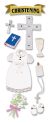 Touch Of Jolees Dimensional Stickers Christening Girl