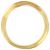 Memory Wire Large Bracelet .62mm .5oz Gold Plated 30 Coils