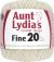 Aunt Lydias Fine Crochet Thread Size 20 Natural