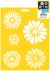 Stencil Mania Stencil 7 Inch X10 Inch Daisies