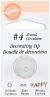 Decorating Tip 4 Round 1 pack of 1 piece