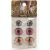 Steampunk Acrylic Accents 6 Per Pkg Dragon Eyes Earthtones