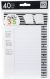 Happy Planner Mini Fill Paper 4.5 inch X7 inch 40 Per Pkg White Note