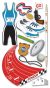 Jolees Le Grande Dimensional Stickers Track and Field