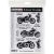 Darkroom Door Cling Stamps 7 Inch X5 Inch Classic Motorcycle