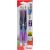 Pentel Energel Rtx Retractable Liquid Gel Pen .5Mm 2 Per Pkg Violet Ink