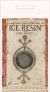 Ice Resin Rune Bezel Round Antique Silver